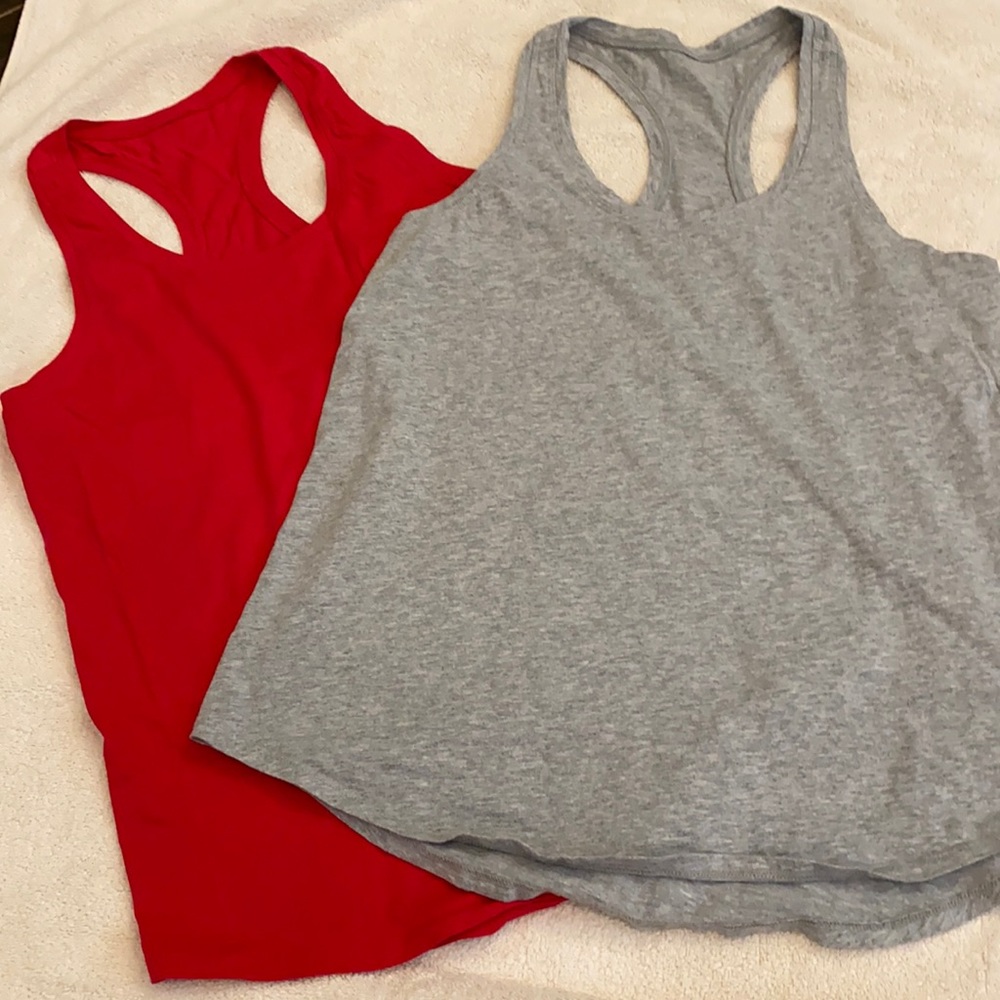 Two Racerback Workout Tanks